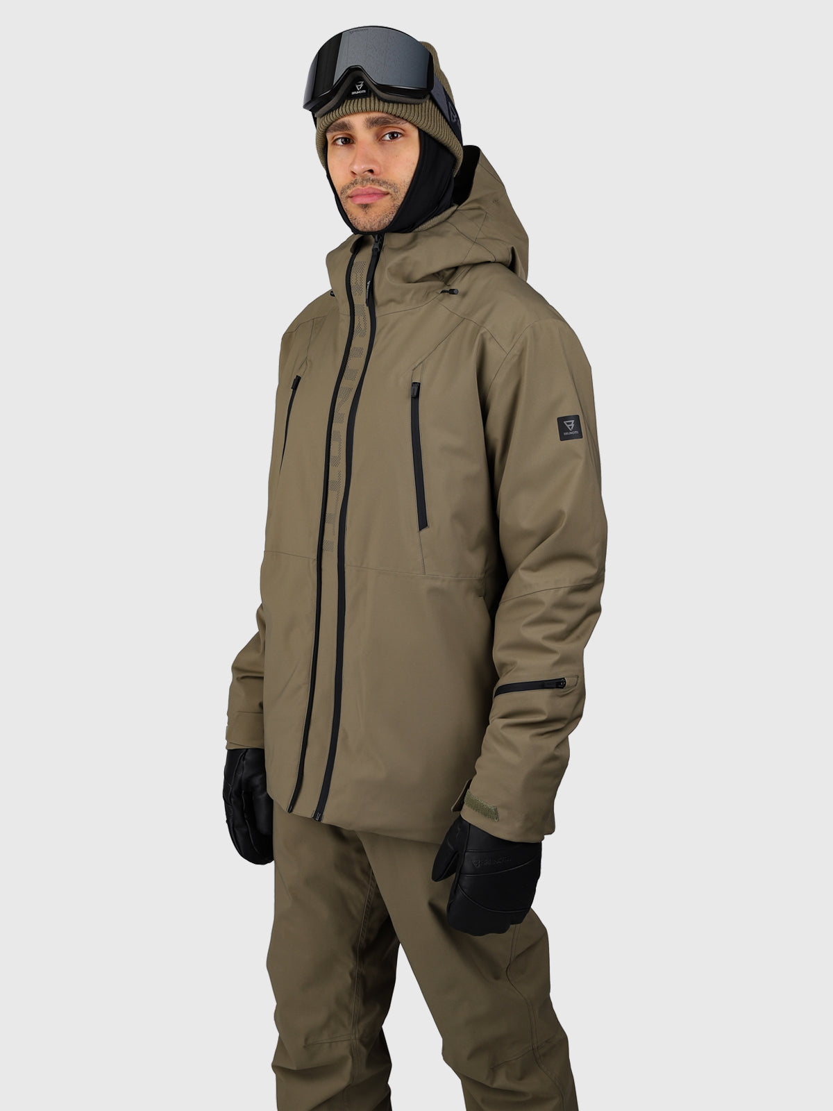 Norrow Men Snow Jacket | Dusky Green