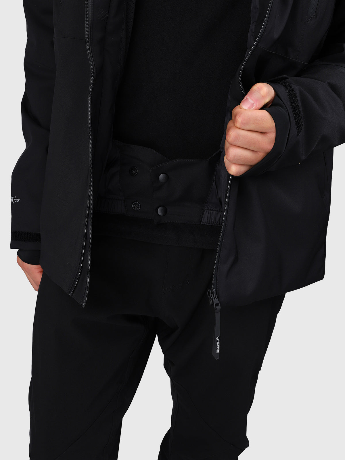 Norrow Men Snow Jacket | Black