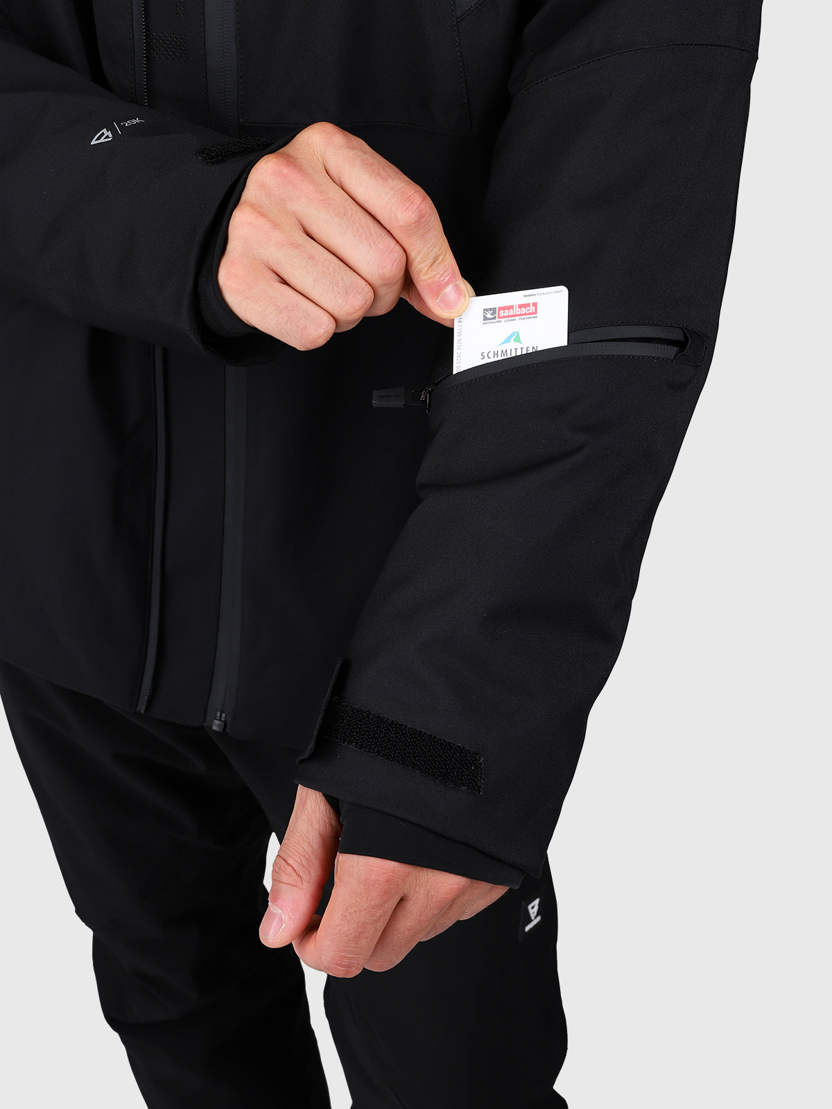 Norrow Men Snow Jacket | Black