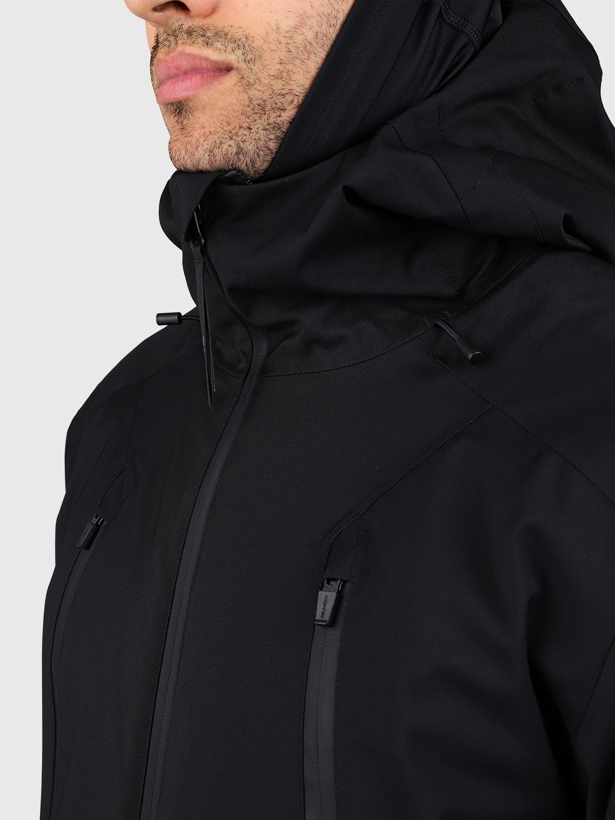 Norrow Men Snow Jacket | Black