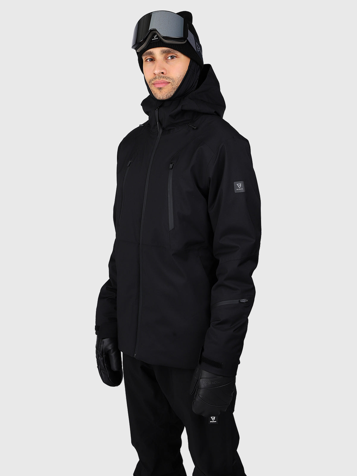 Norrow Men Snow Jacket | Black