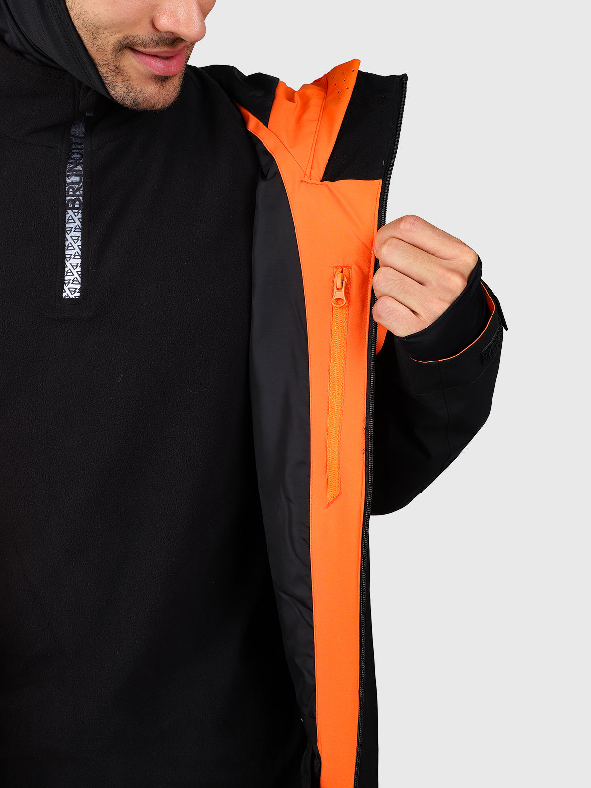 Curtis Men Snow Jacket | Punch Orange