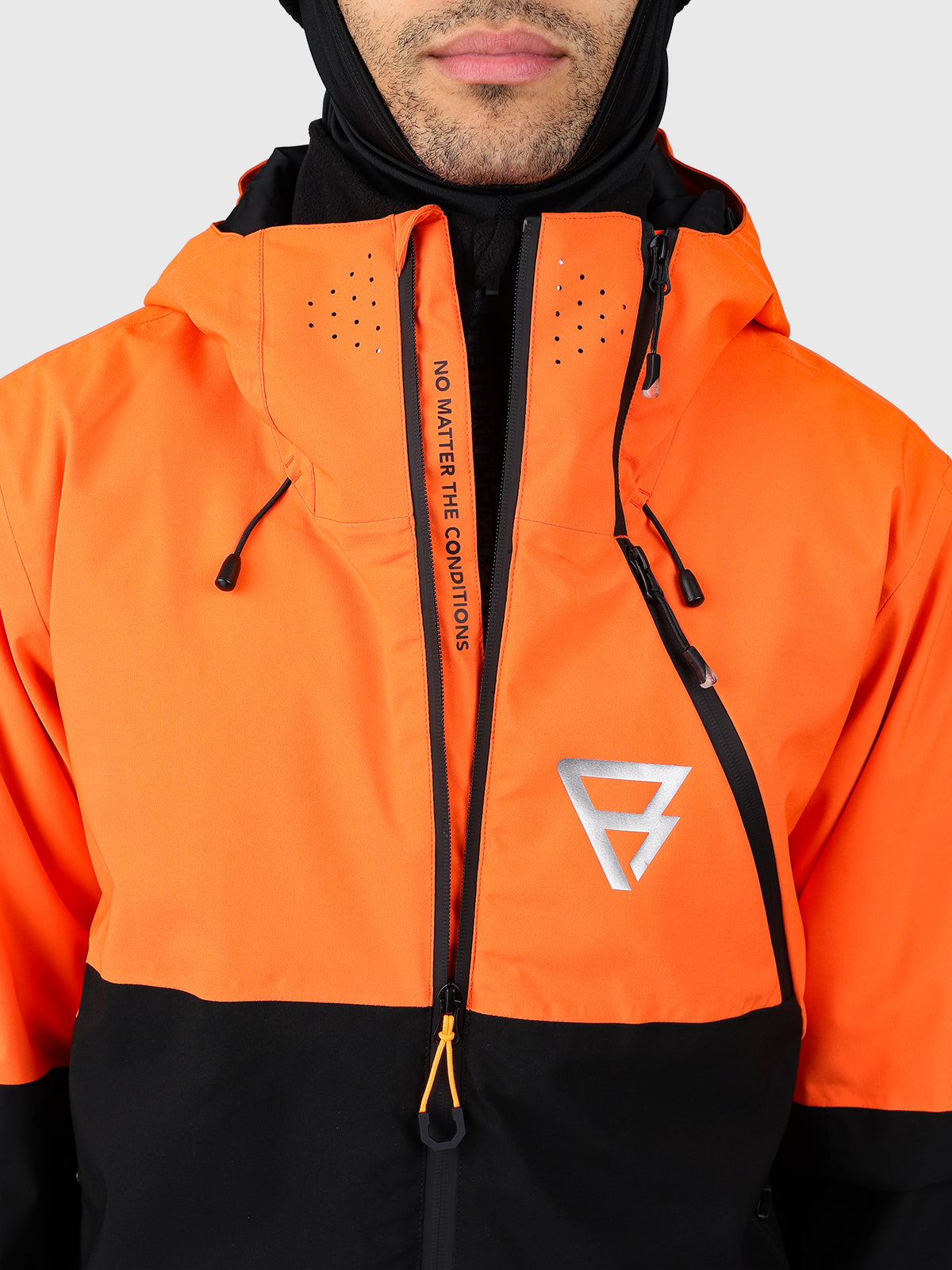 Curtis Men Snow Jacket | Punch Orange