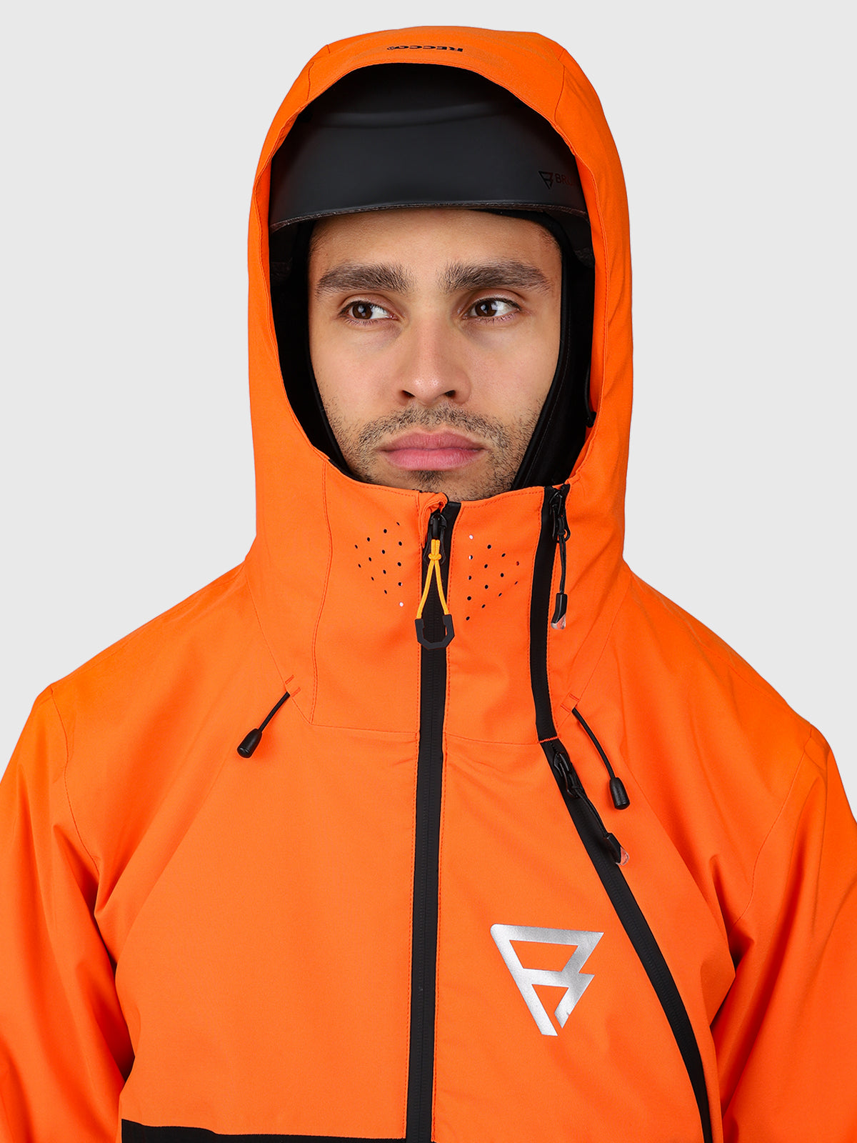 Curtis Men Snow Jacket | Punch Orange