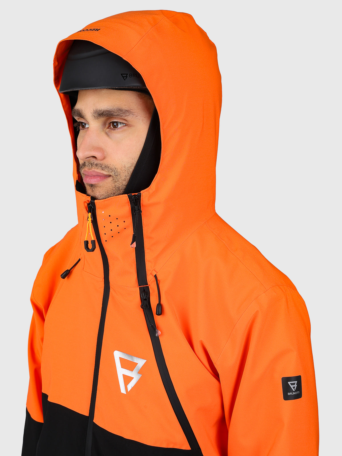 Curtis Men Snow Jacket | Punch Orange