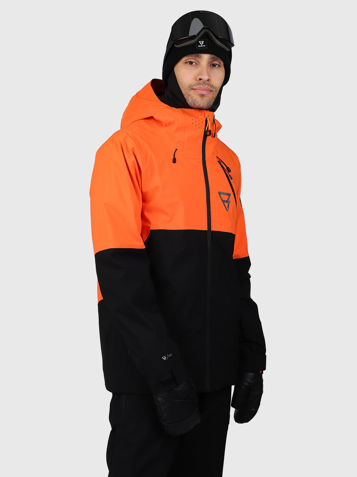 Curtis Men Snow Jacket | Punch Orange