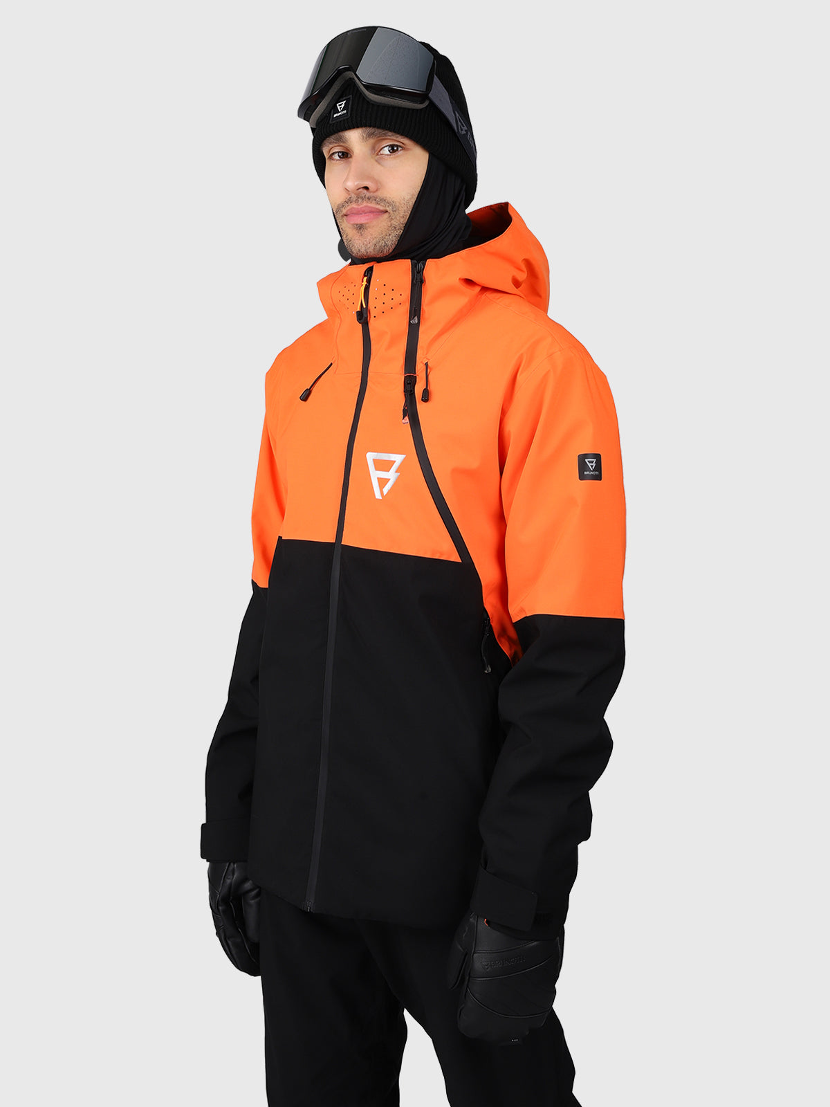 Curtis Men Snow Jacket | Punch Orange