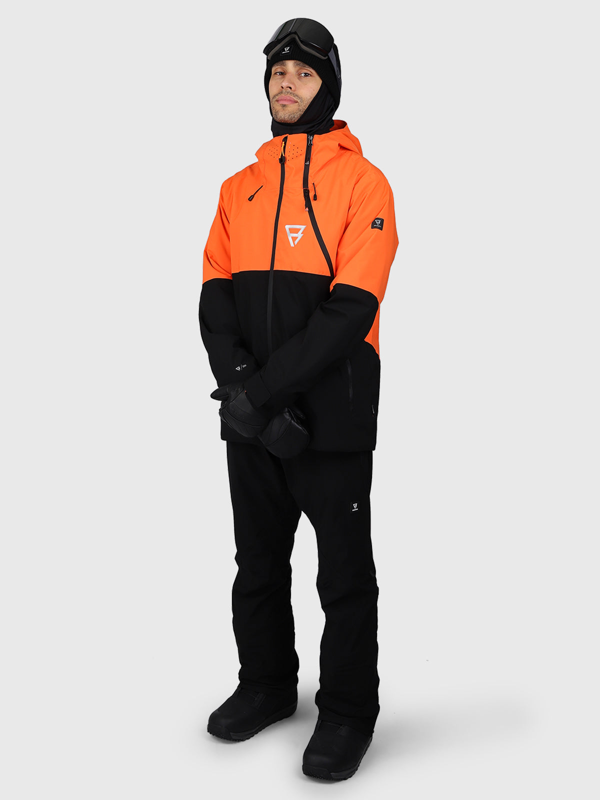 Curtis Men Snow Jacket | Punch Orange