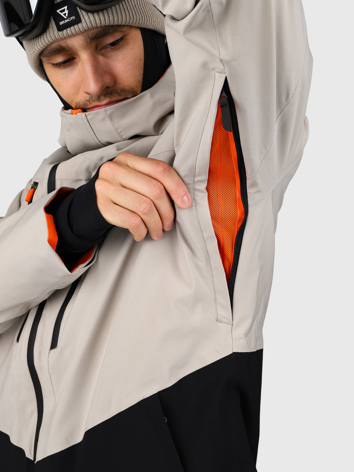 Kendron Men Snow Jacket | Fungi
