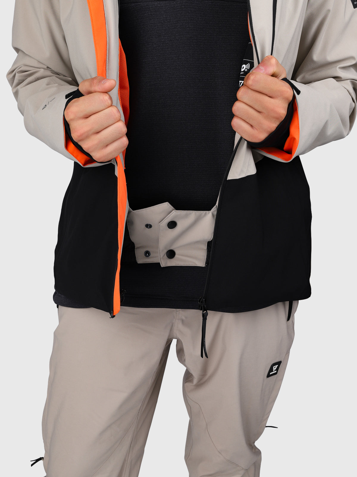 Kendron Men Snow Jacket | Fungi