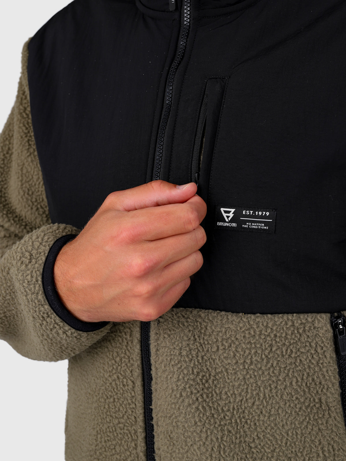 Shawno Men Fleece | Dusky Green