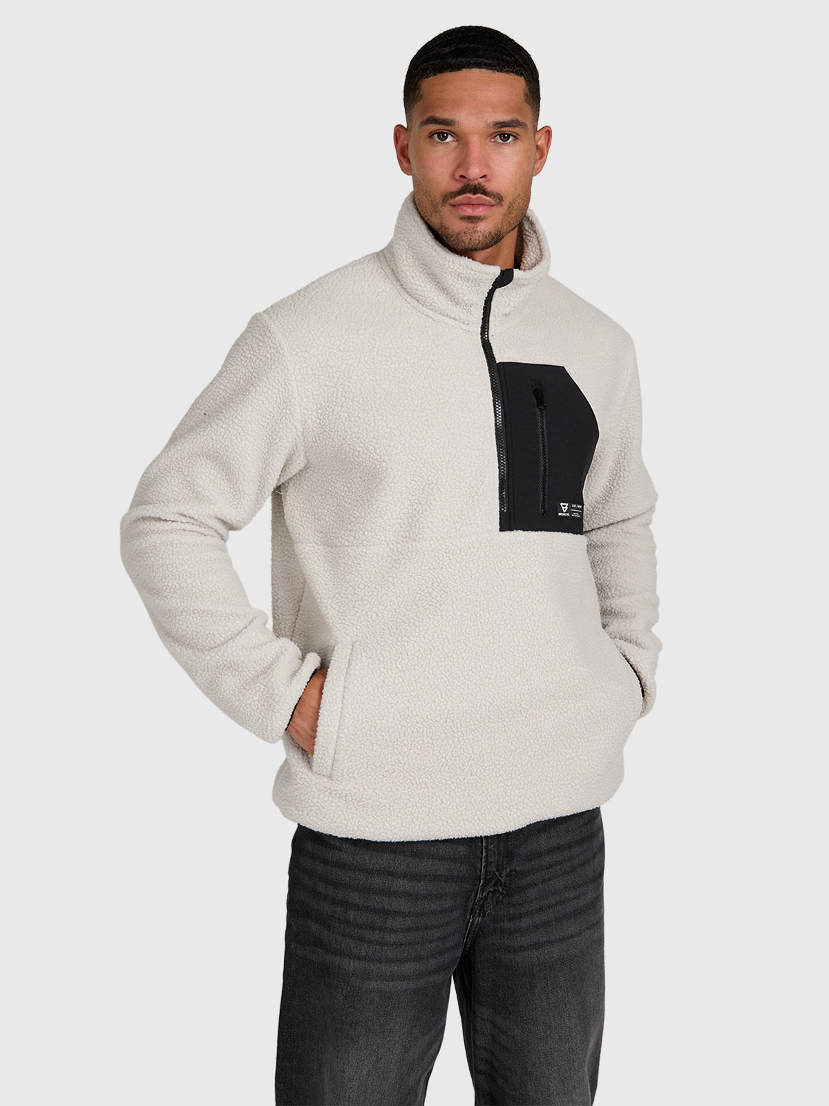 Kelstyn Men Fleece | Soft Grey