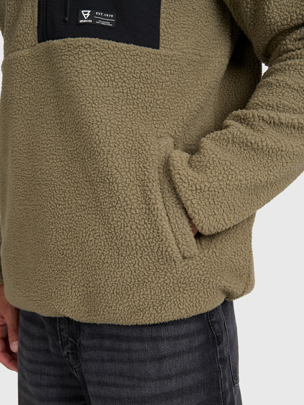 Kelstyn Men Fleece | Dusky Green