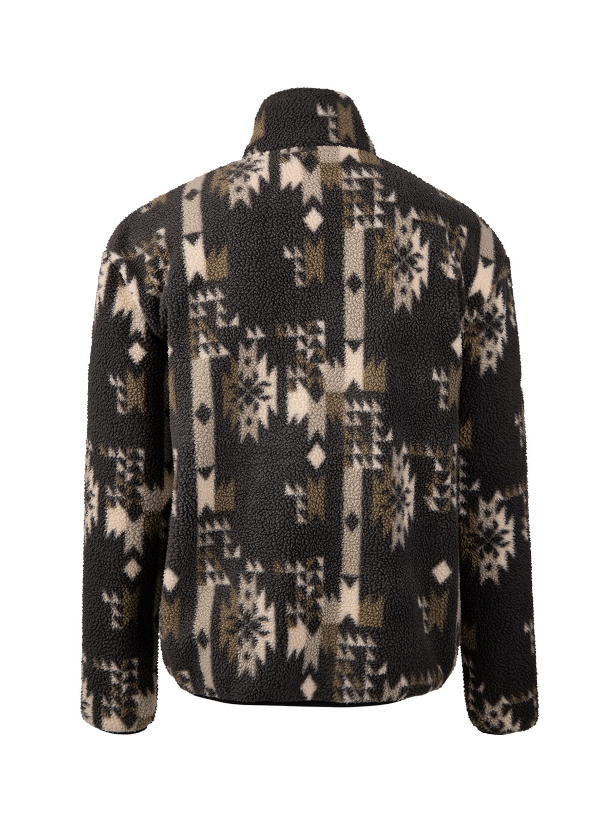 Kelstyn-Print Heren Fleece | Siberia Black