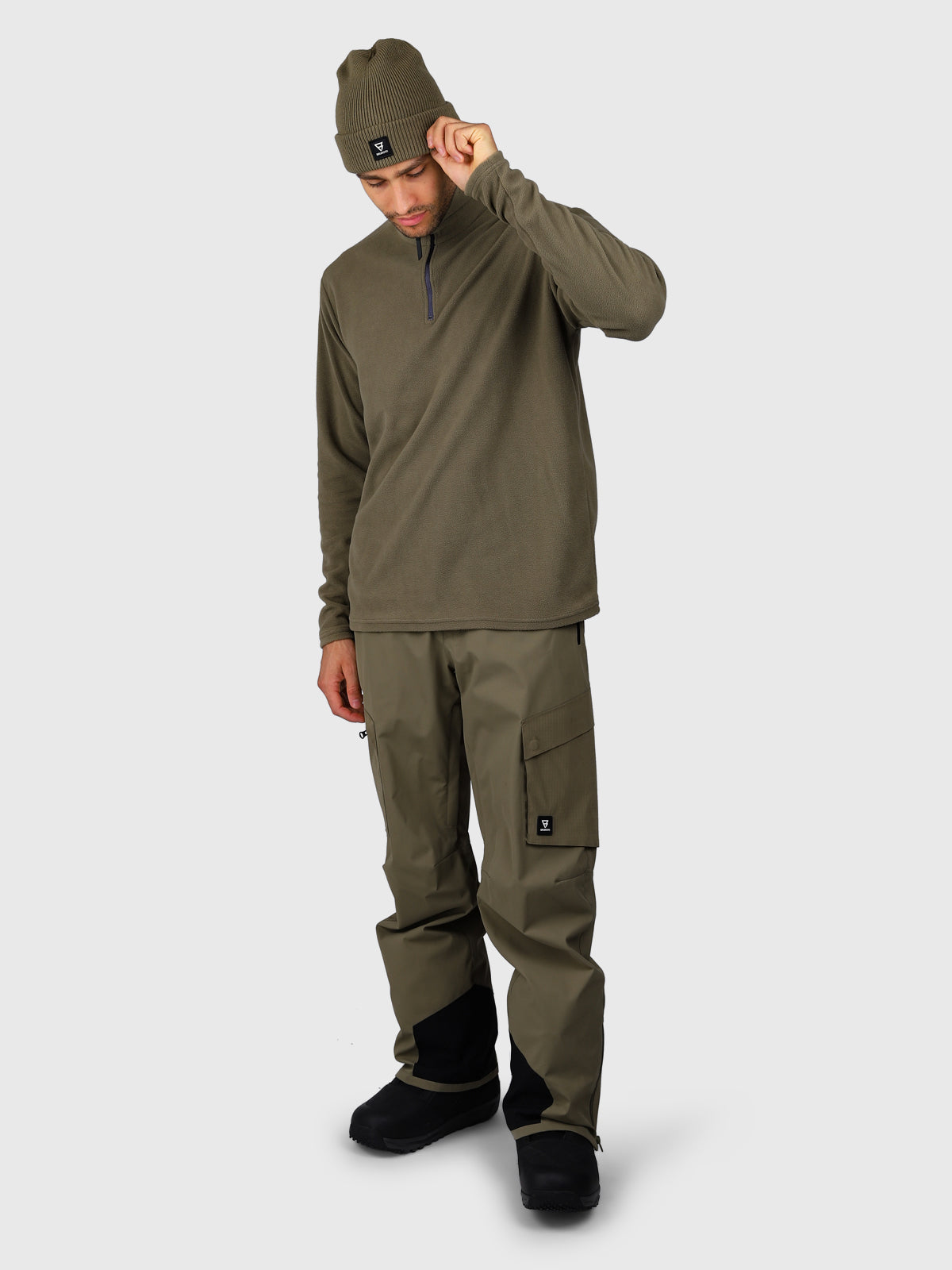 Tenno Heren Fleece | Dusky Green