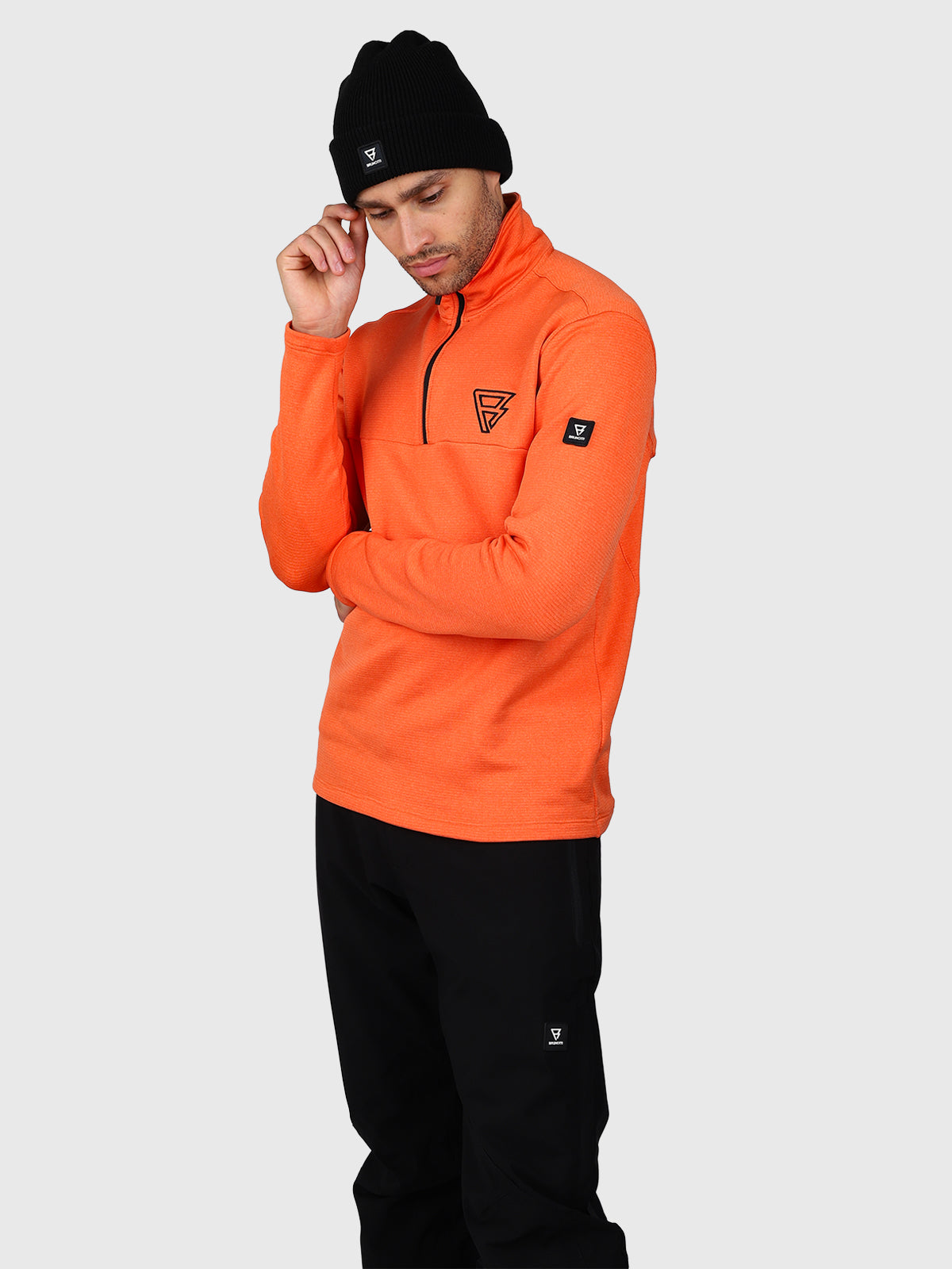 Daronst Men Fleece | Punch Orange