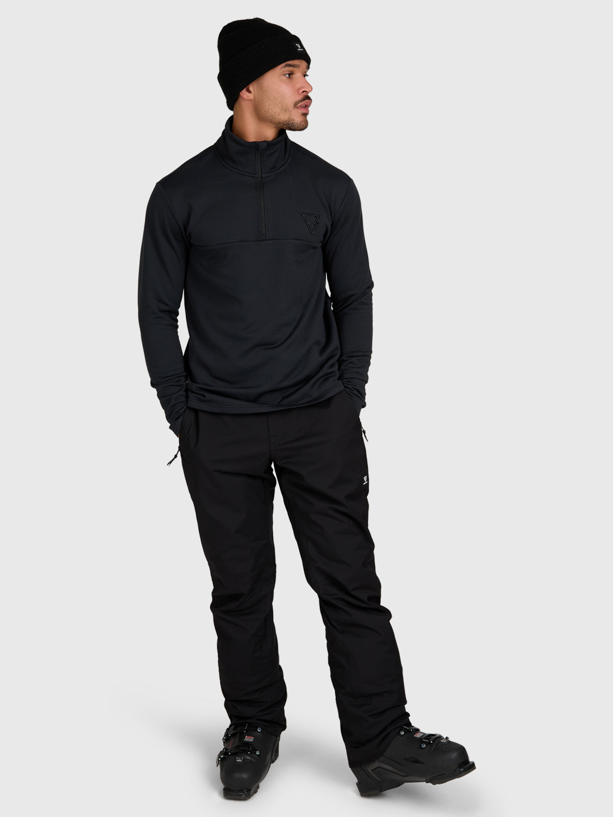 Daronst Heren Fleece | Zwart