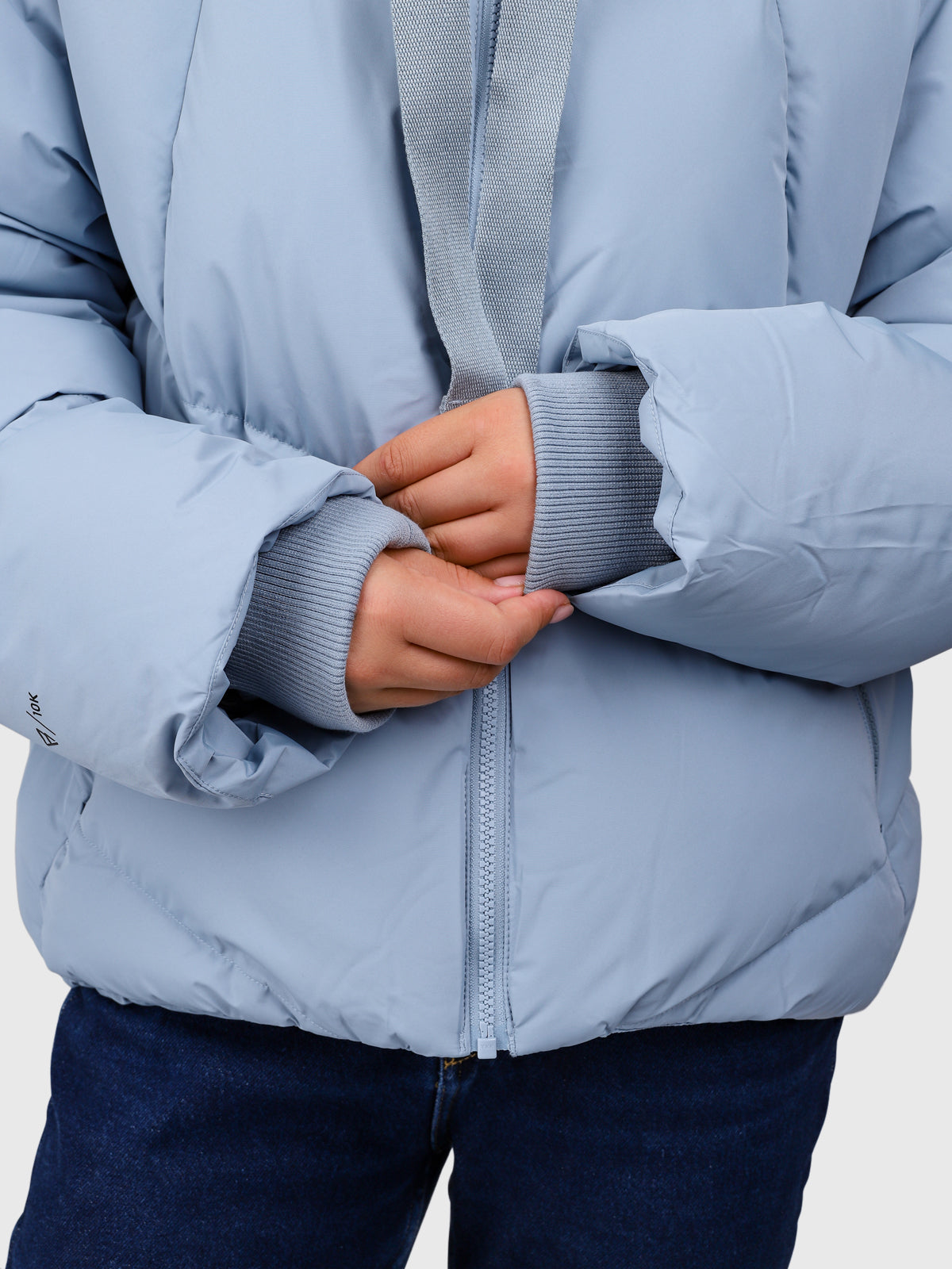 Shelka Women Jacket | Silver Blue