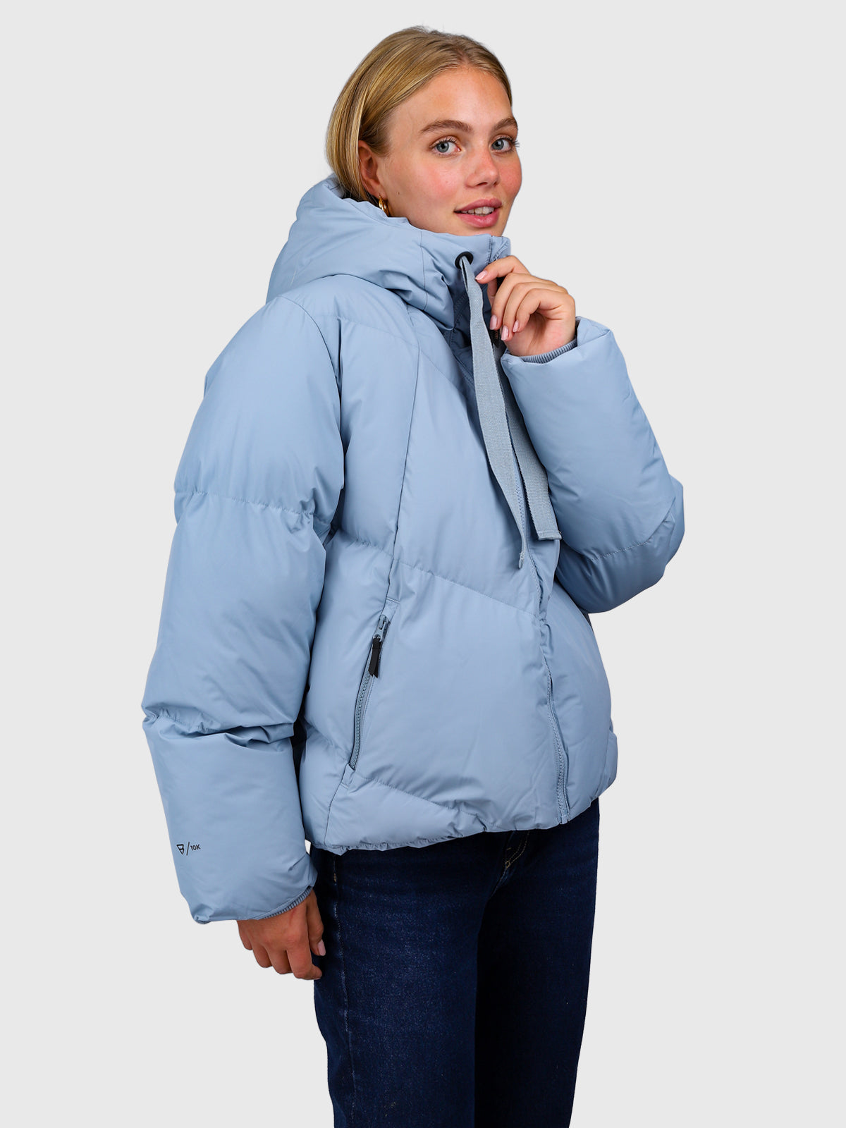 Shelka Women Jacket | Silver Blue