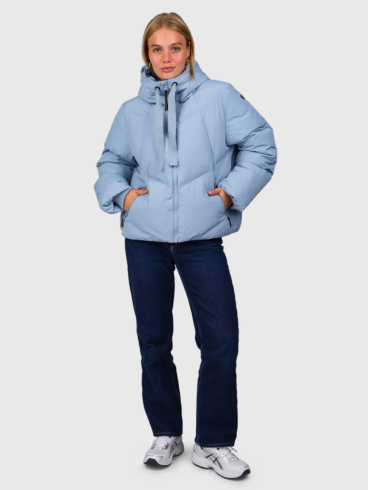Shelka Women Jacket | Silver Blue