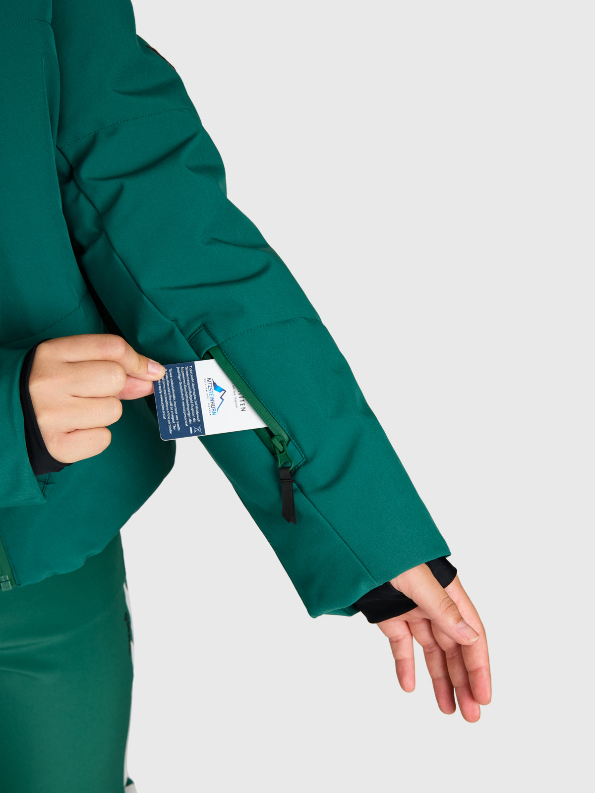 Fiaskia Women Snow Jacket | Hunter Green