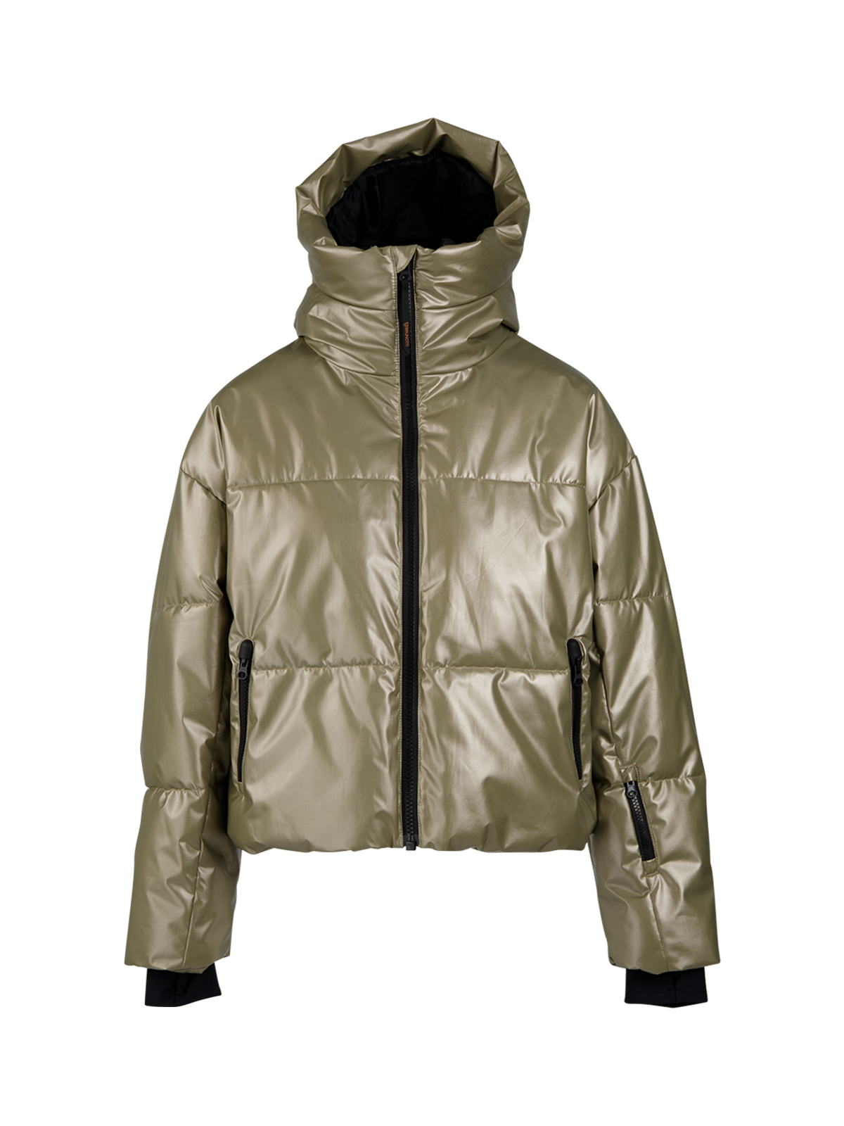 Fiaskia-Metallic Women Snow Jacket | Fungi