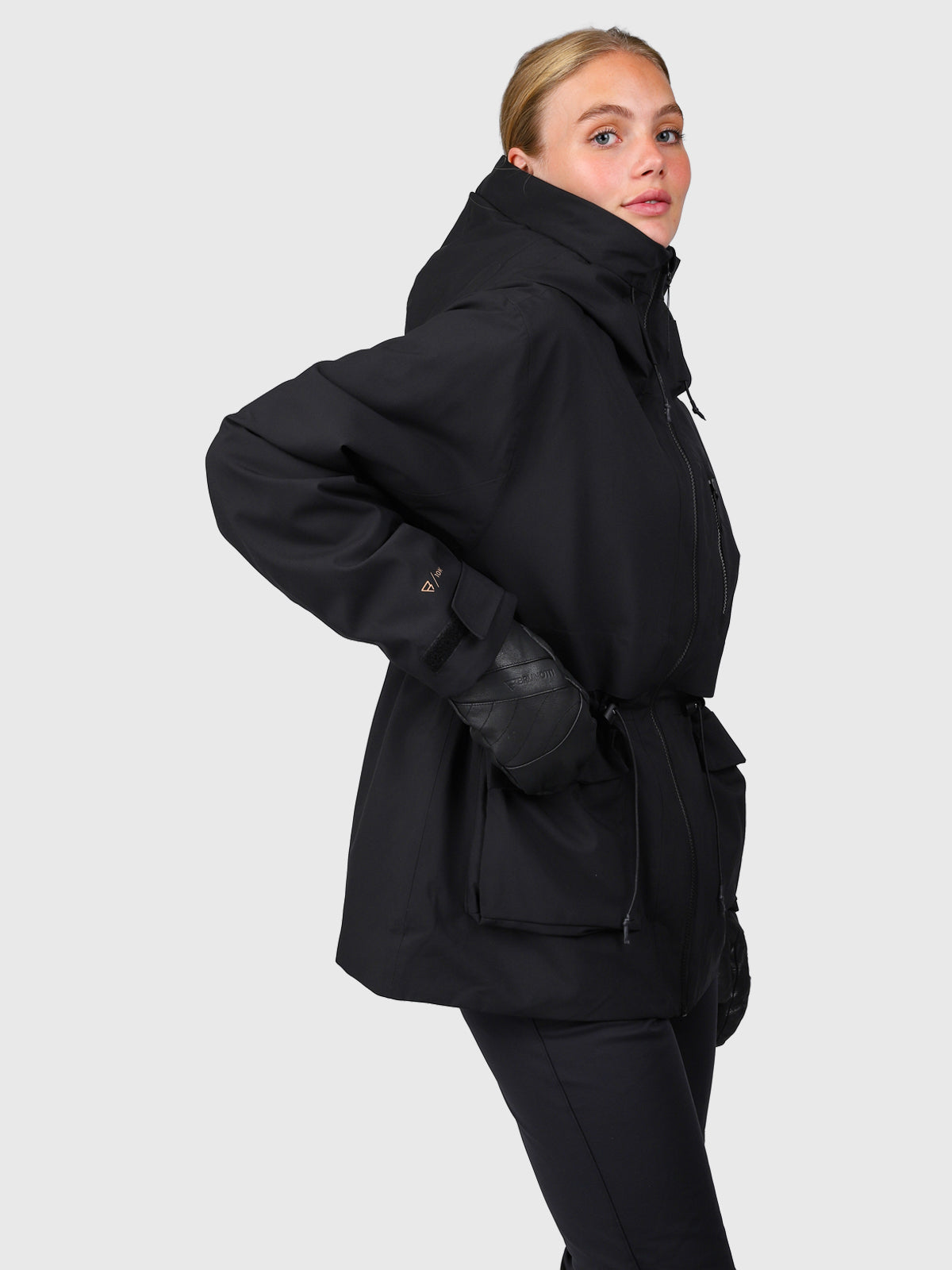 Nevicara Women Snow Jacket | Black