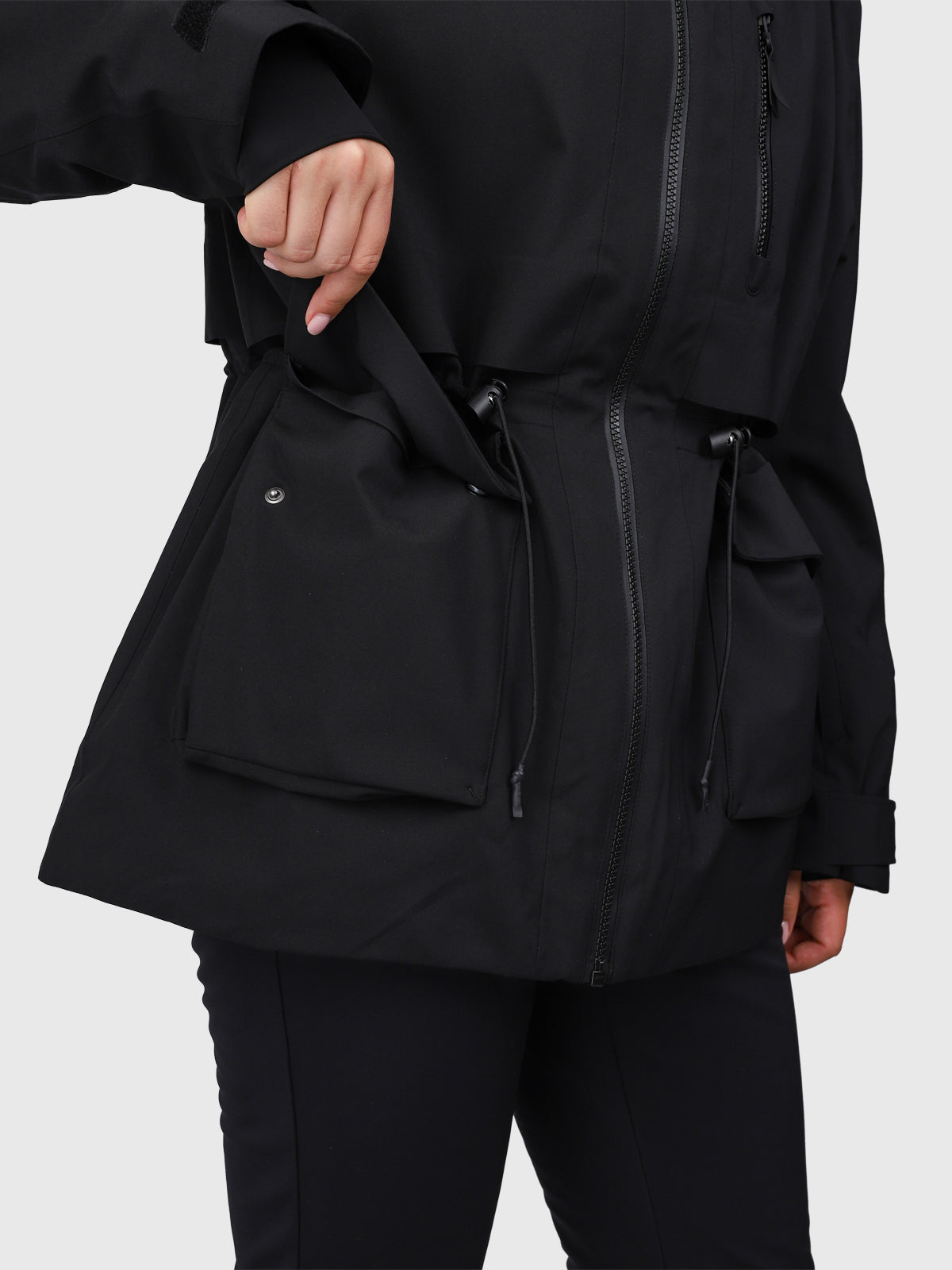 Nevicara Women Snow Jacket | Black
