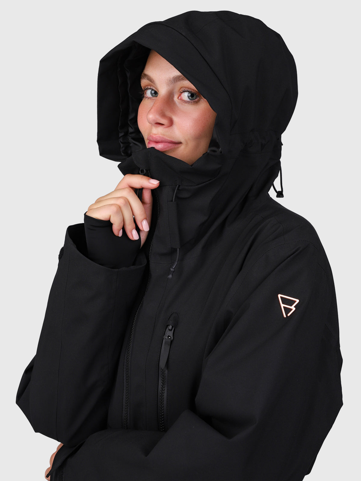 Nevicara Women Snow Jacket | Black