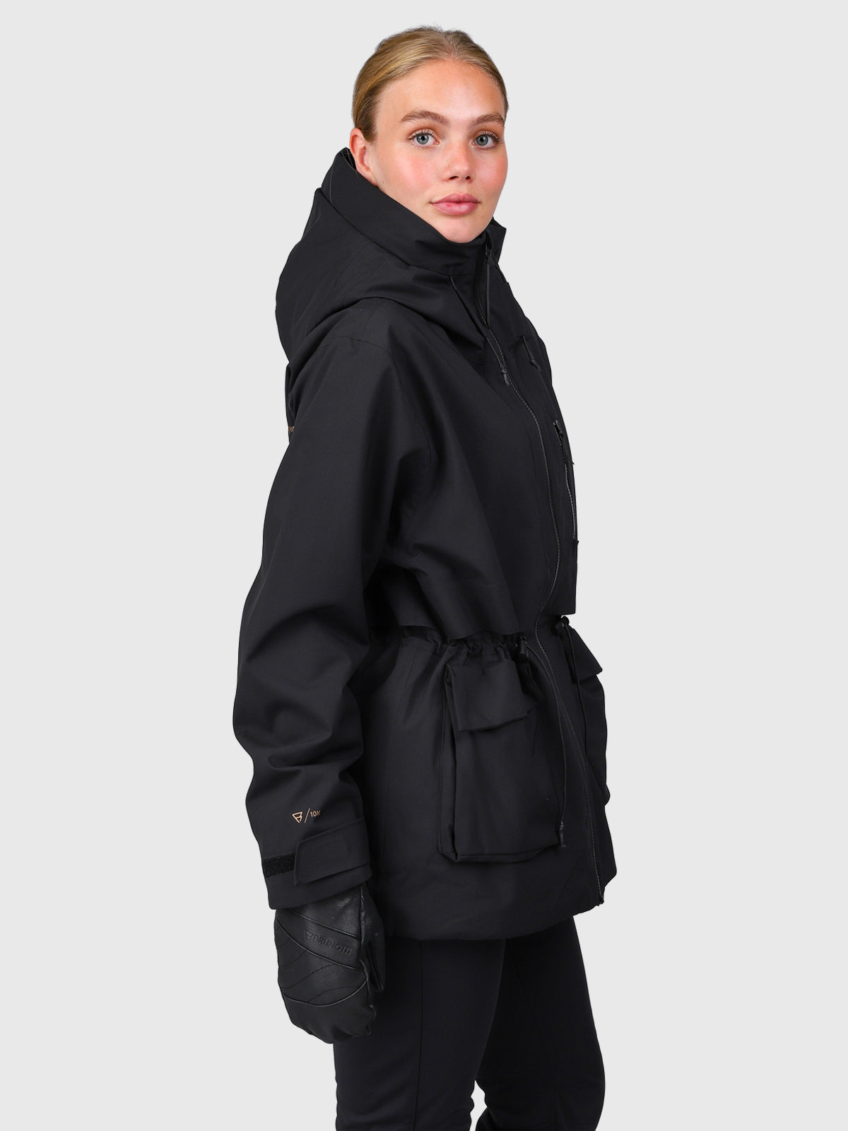Nevicara Women Snow Jacket | Black