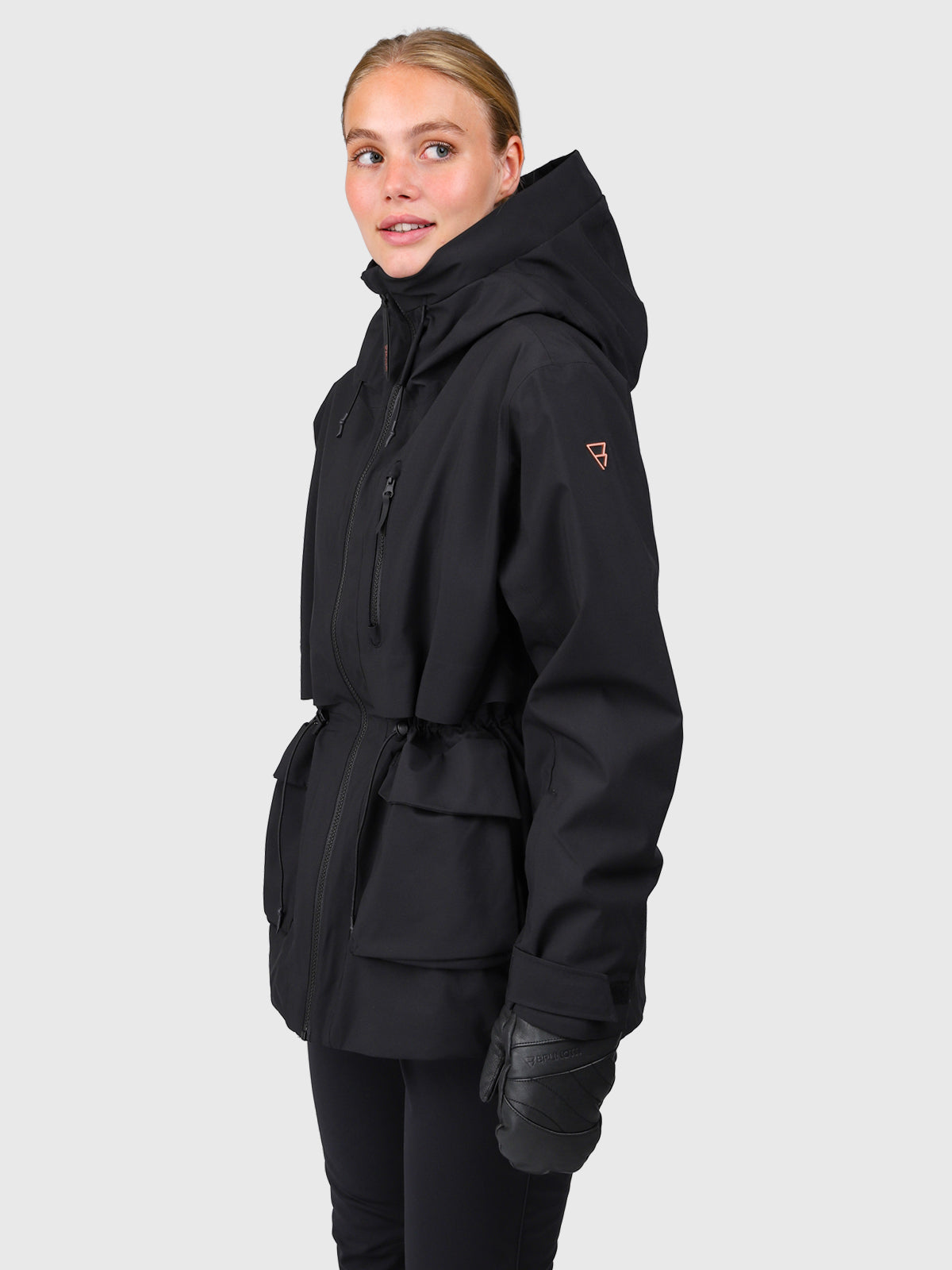 Nevicara Women Snow Jacket | Black