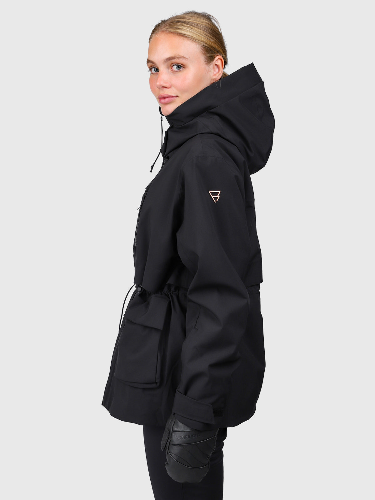 Nevicara Women Snow Jacket | Black