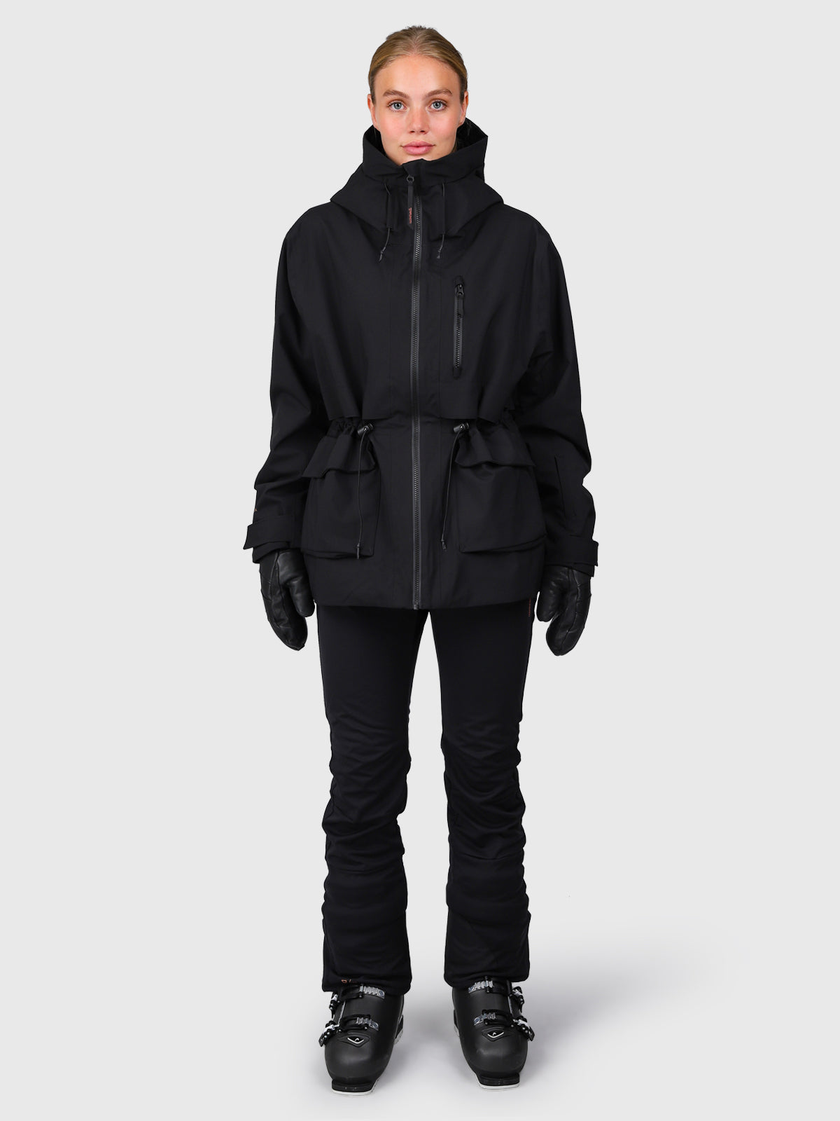 Nevicara Women Snow Jacket | Black