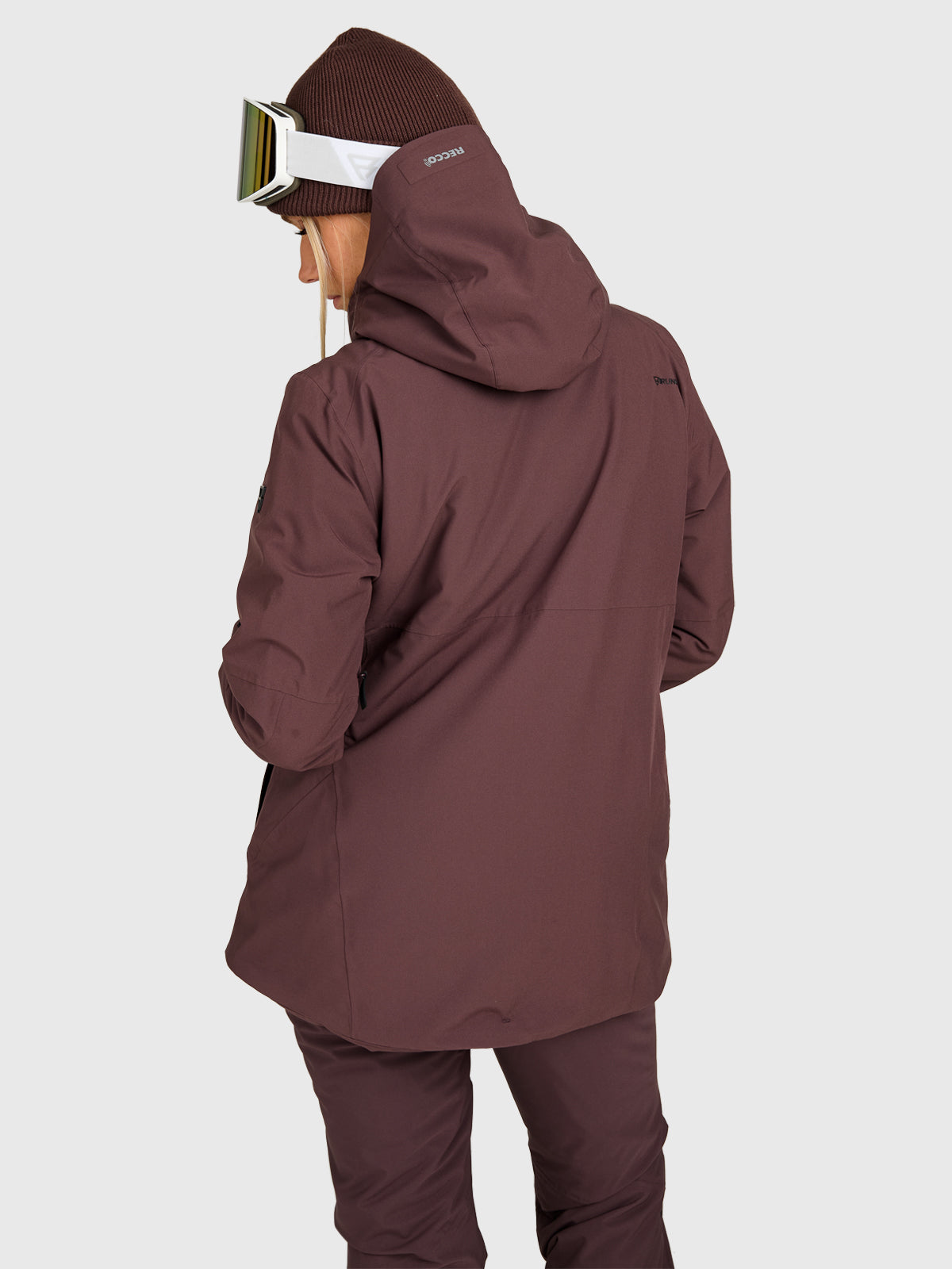 Avamena Women Snow Jacket | Raisin