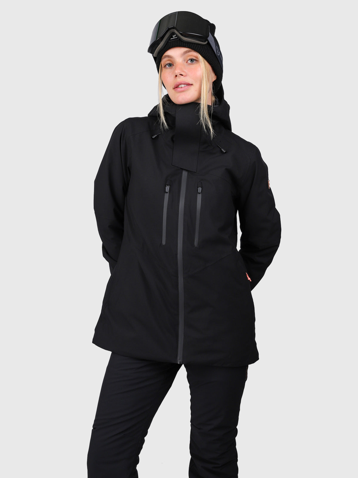 Avamena Vrouwen Ski Jas | Zwart