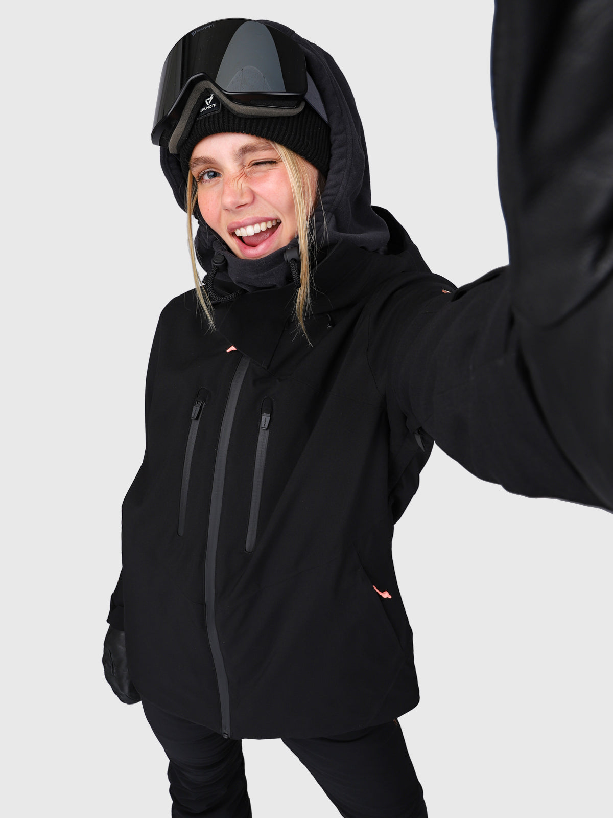 Avamena Vrouwen Ski Jas | Zwart