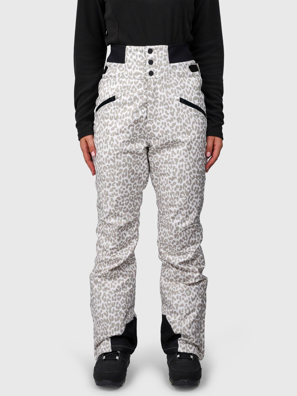 Whitewater-Print Women Snow Pants | Leopard Snow