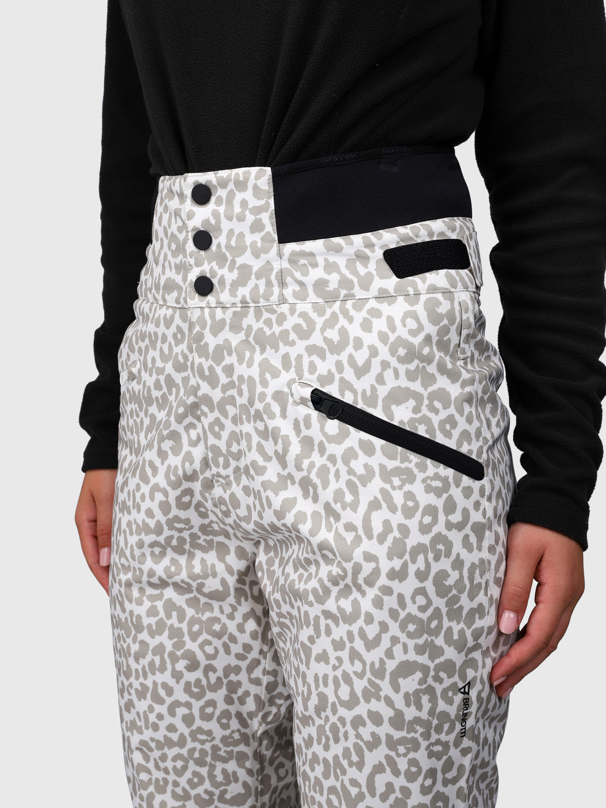 Whitewater-Print Women Snow Pants | Leopard Snow