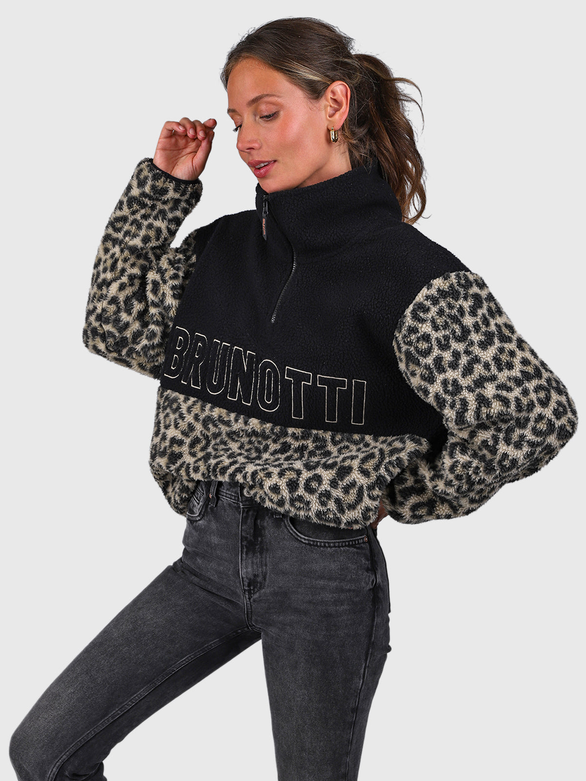 Chondra-Print Women Fleece | Polar Fungi