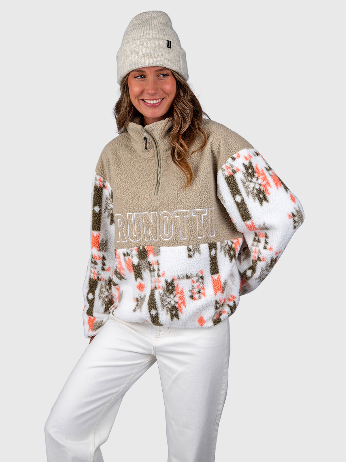 Chondra-Print Women Fleece | Siberia Fungi