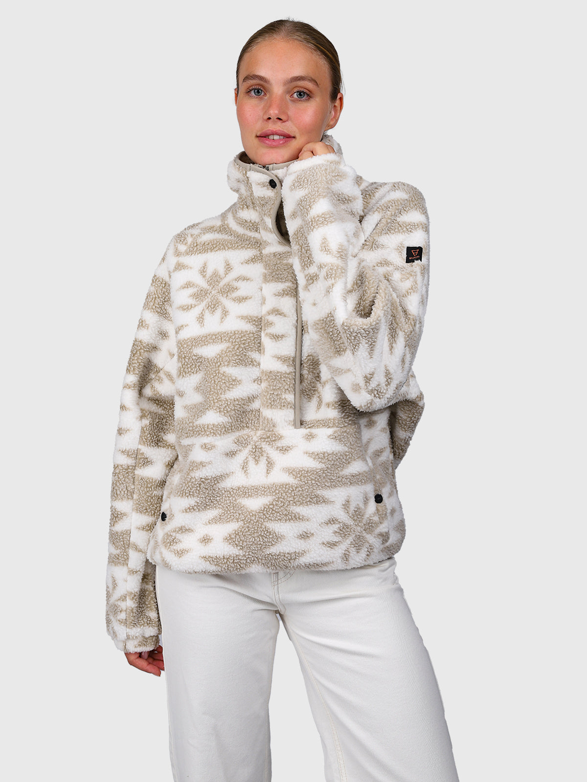 Powchou-Print Dames Fleece | Polar Fungi