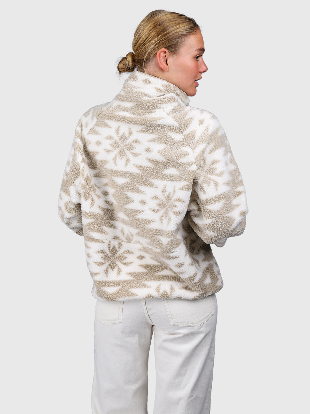 Powchou-Print Dames Fleece | Polar Fungi