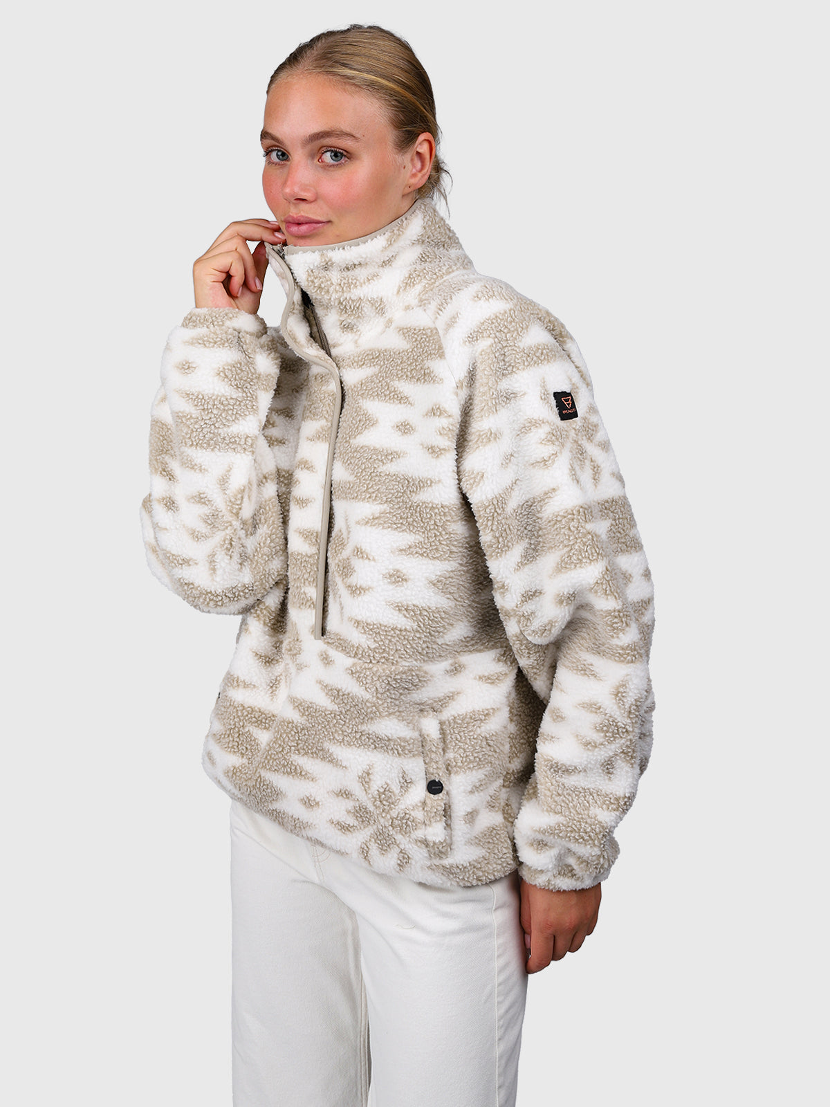 Powchou-Print Dames Fleece | Polar Fungi