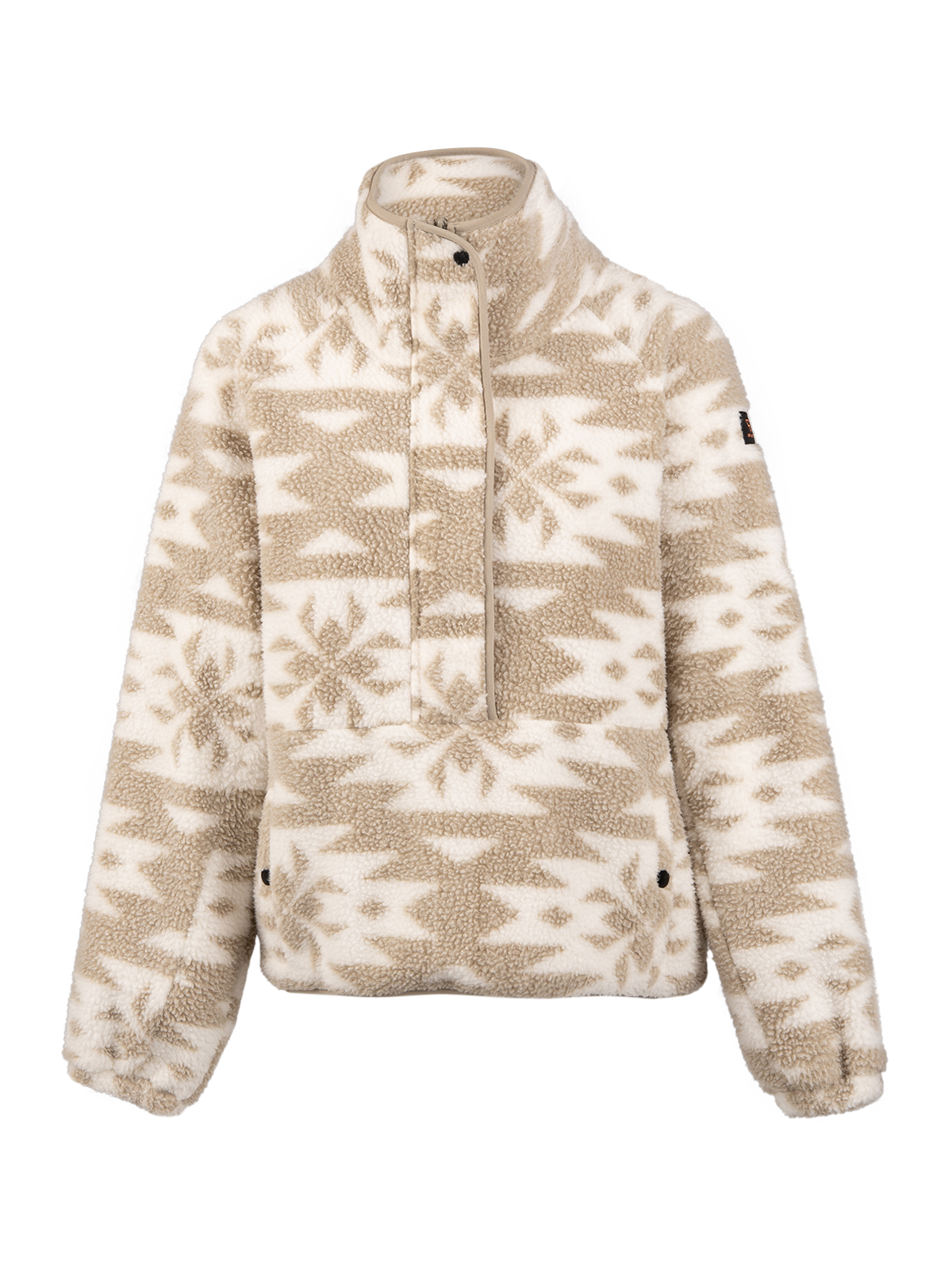 Powchou-Print Dames Fleece | Polar Fungi