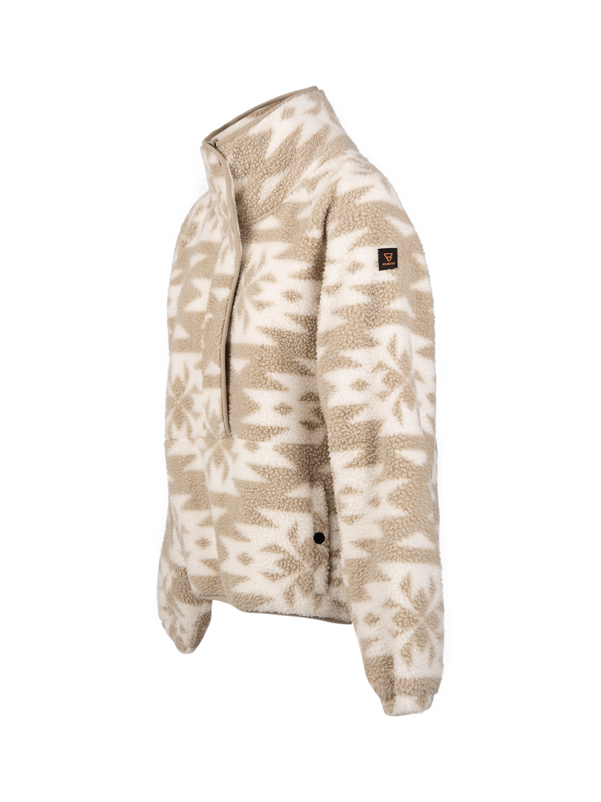 Powchou-Print Dames Fleece | Polar Fungi