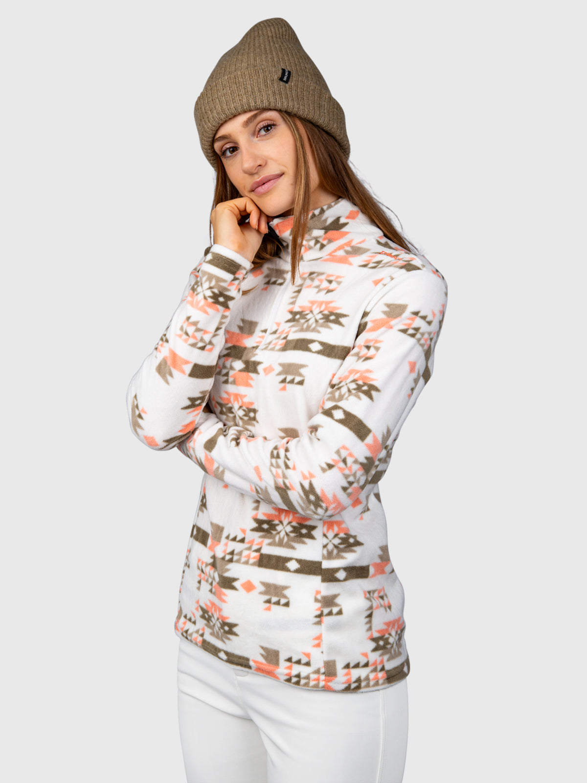 Misma-Print Women Fleece | Arctic Desert Flower