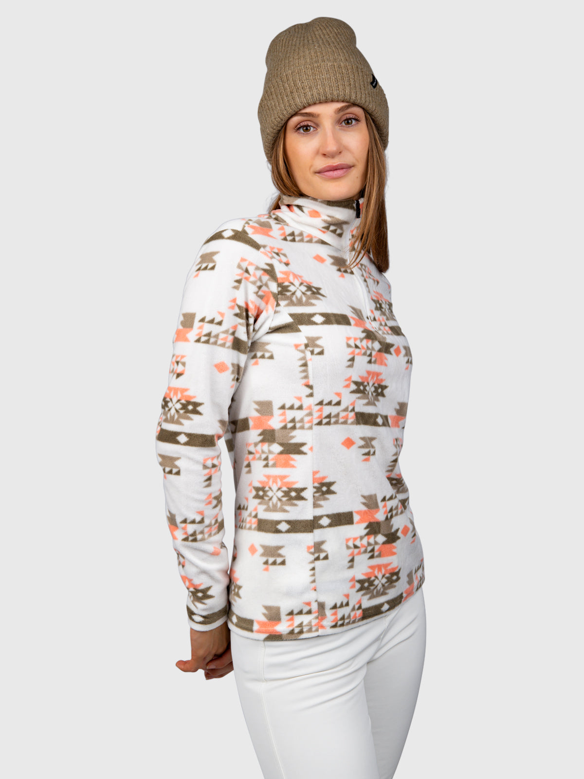 Misma-Print Women Fleece | Arctic Desert Flower