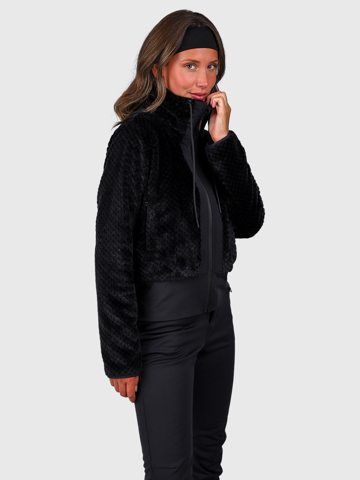 Kaytra Women Fleece | Black
