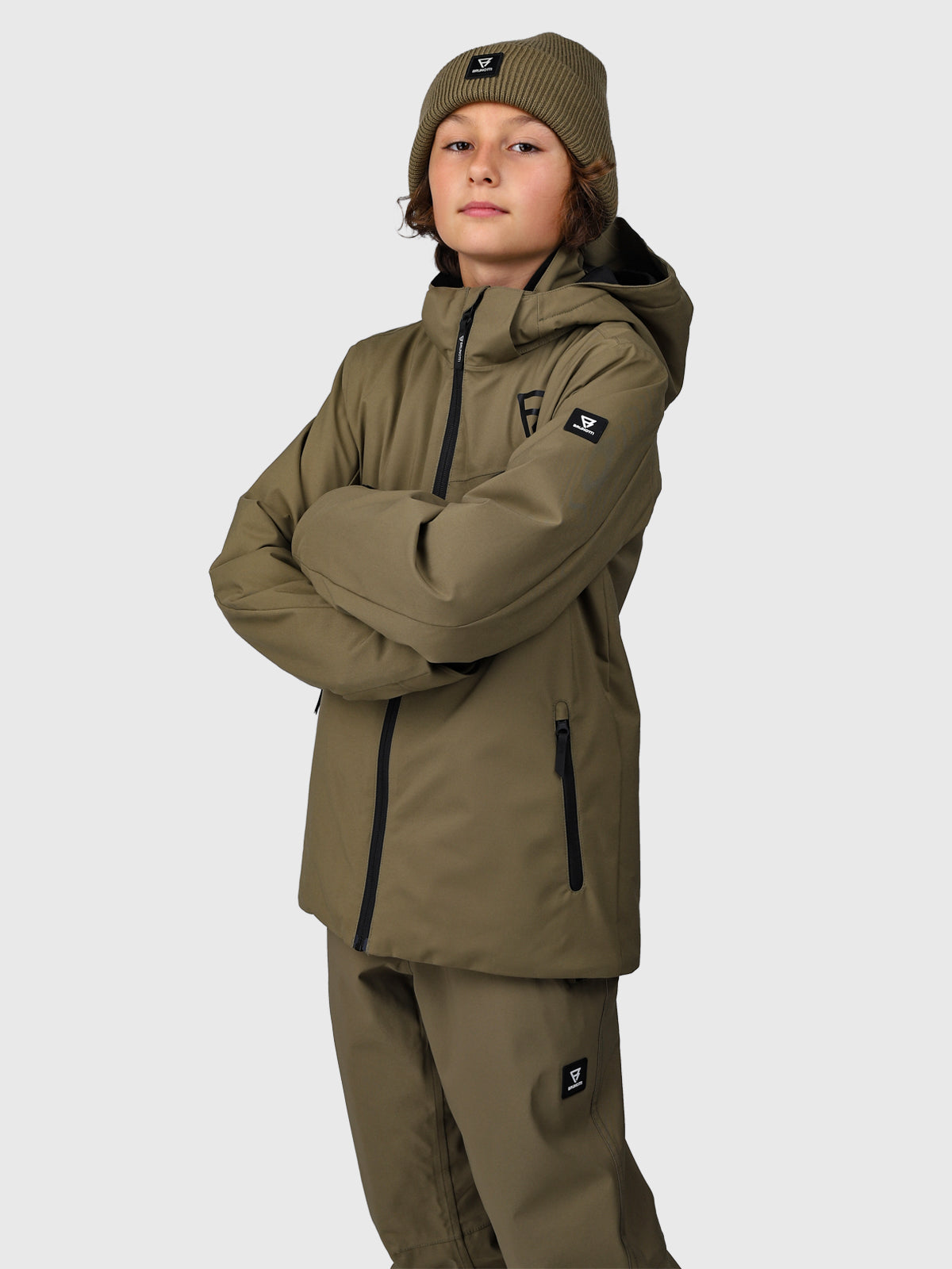 Navigaty Jungen Schneejacke | Dunkelgrün