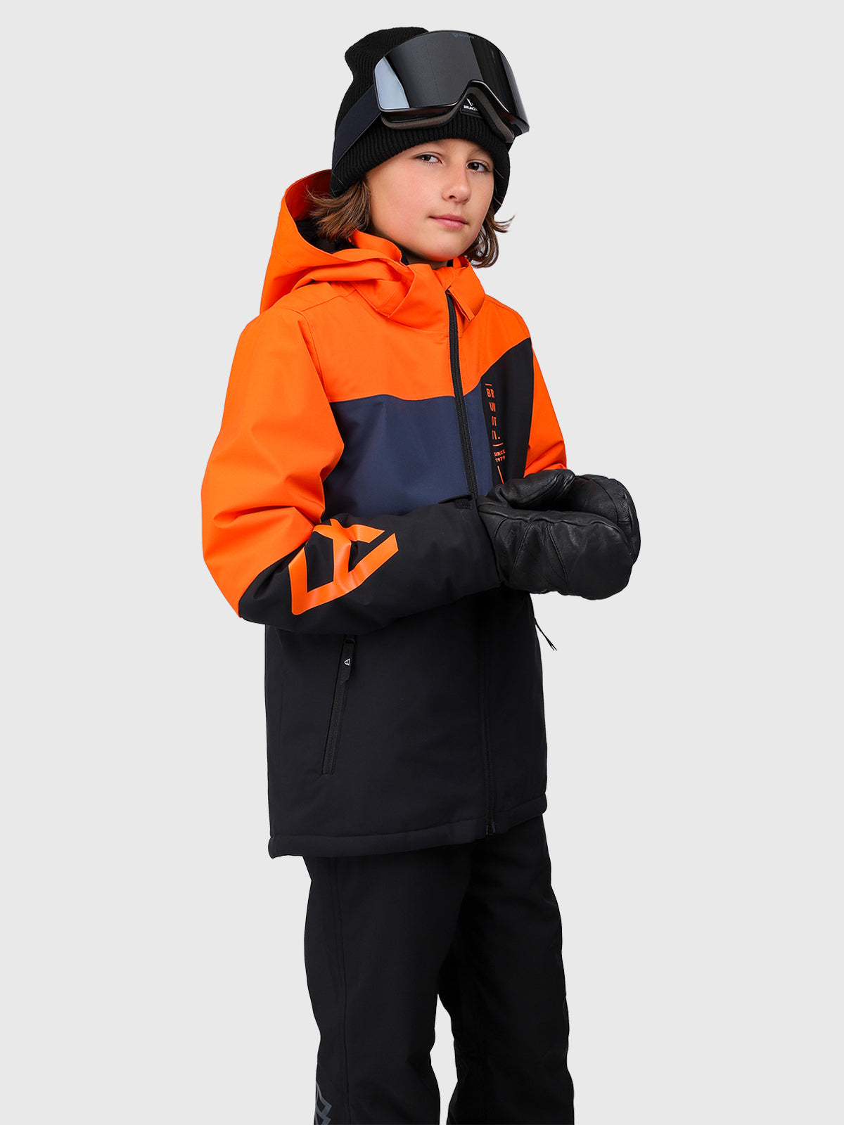 Flynnery Jongens Ski Jas | Zwart